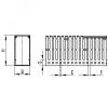 01126RL Короб перфорированный RL6 25х80 серый QUADRO DKC 