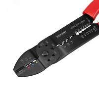 Кримпер HT-204 для обжима наконечников и зачистки проводов REXANT 12-3033