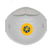 Респираторная маска FFP2 с клапаном выдоха (упаковка 10 шт.) Delta Plus M1200VC