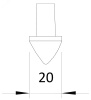 Наконечник стержня заземления OBO Bettermann 1819 20BP 3041212