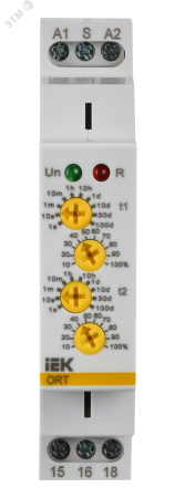 Реле циклическое ORT. 1 конт. 230 В AС ONI ORT-S1-AC230V