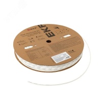 Трубка термоусаживаемая ТУТ нг 4/2 белая рулон PROxima EKF tut-4-w
