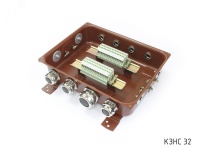 КЗНС-32 с латунными сальниками (6шт. сальников) ЗЭТА коробка клеммная ЗЭТАРУС zeta30319