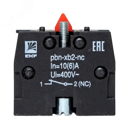 pbn-xb-2-nc Контакт дополнительный XB-2 NC красный EKF 