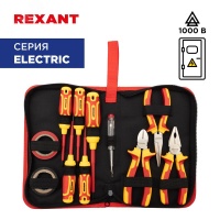 Набор диэлектрического инструмента RI-02.11 предметов REXANT 12-4692-3