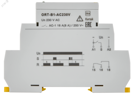 ORT-B1-AC230V Реле задержки выключения ORT. 1 конт. 230 В AС ONI 