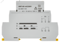 Реле задержки выключения ORT. 1 конт. 230 В AС ONI ORT-B1-AC230V