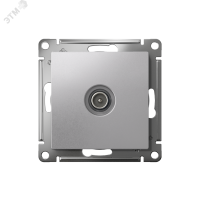Розетка ATLASDESIGN TV оконечная 1DB механизм алюминий Systeme Electric ATN000391