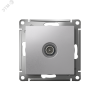 ATN000391 Розетка ATLASDESIGN TV оконечная 1DB механизм алюминий Systeme Electric 