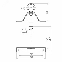 Кронштейн анкерный CT 600 НИЛЕД 10800061