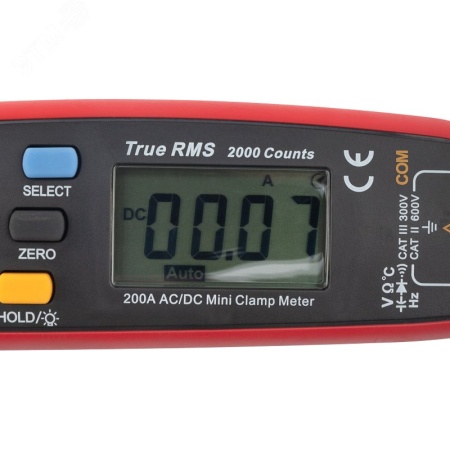 13-0008 Токовые клещи UT210D UNI-T 