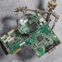 Держатель Третья рука с лупой х2.5 (ZD-10G) REXANT 12-0252