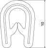6072909 Бордюрная полоска OBO Bettermann KSB 2 PVC 