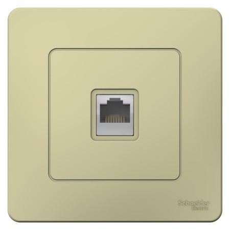 BLANCA С/У РОЗЕТКА компьютерная RJ45, кат.5E, БЕЖЕВЫЙ Systeme Electric BLNIS045007