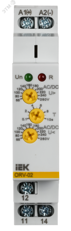 ORV-02-AD110-240 Реле повышения напряжения ORV. 1ф 110-240 В AC/DC ONI 