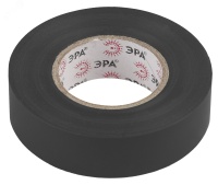 Изолента ПВХ 19мм*20м черная (10/200/6400) ЭРА C0036540