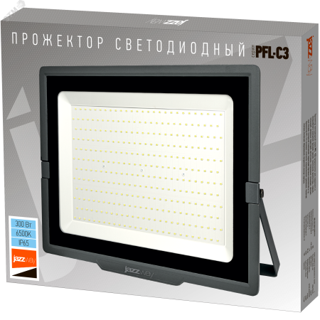 5032156 Прожектор светодиодный ДО-300Вт 6500К 25500Лм IP65 с клапаном выравнивания давления Jazzway JazzWay 