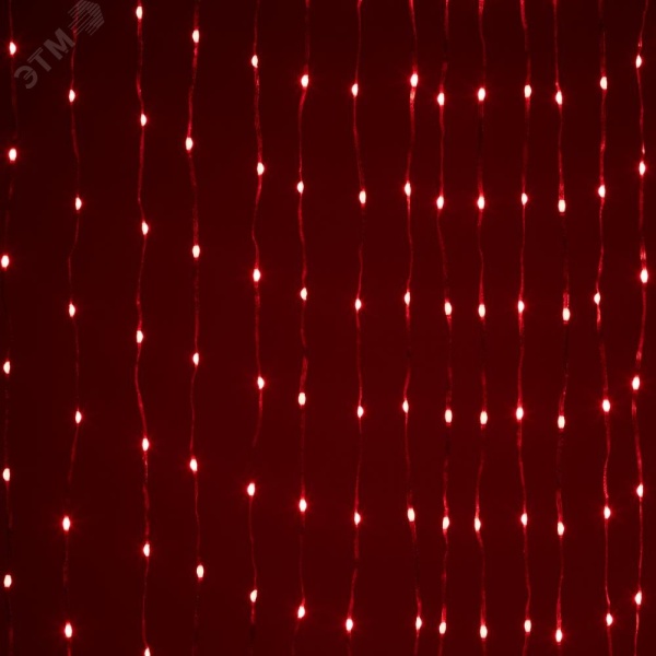 Умная гирлянда Занавес RGB, 2*2 м, управление через моб. прилож., Bluetooth, 400 LED, IP44, 220 В ERASG -02 ЭРА Б0060433