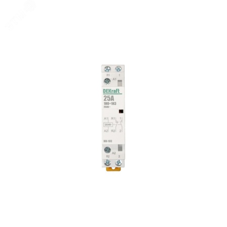 Контактор модульный 1НО+1НЗ 25А 230В МК-103 Dekraft 18065DEK