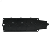 MST4103BK Колодка 3х розетка 2К+З каучуковая 16А/250В IP44 Чёрная MultiSet Systeme Electric 