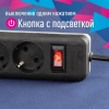 Сетевой фильтр ПВС КОСМОС  3х0.75 черный 3м с выключателем Космос FKsm3m-5g(B)