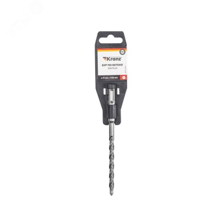 Бур по бетону 8х160х100 мм SDS-plus Kranz KR-91-0012