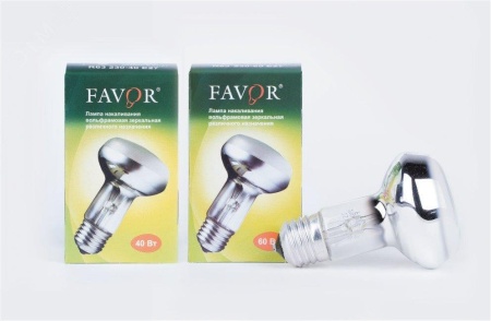 Лампа накаливания ЗК 60вт R63 230B Е27 Favor Калашниково 8105011