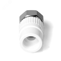 Евроконус (Муфта с накидной гайкой) полипропиленовый Белый 20х3/4 PRO AQUA PA75010P