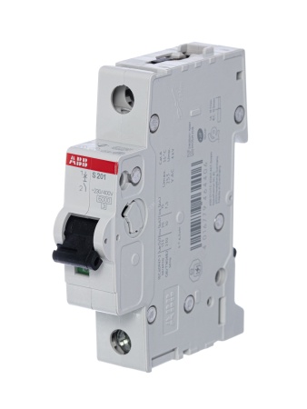 Выключатель автоматический однополюсный 10А С S201 6кА ABB 2CDS251001R0104