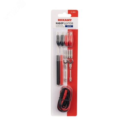 Набор щупов со сменными насадками Basic REXANT 13-3035