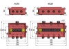 zeta30330 Коробка клеммная КС-20 с пластмассовыми сальниками (7шт. сальников MG) ЗЭТА ЗЭТАРУС 