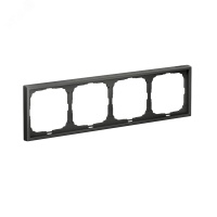 ARTGALLERY рамка 4-постовая, универсальная, базальт Systeme Electric GAL001404