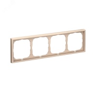 ARTGALLERY рамка 4-постовая, универсальная, песочный Systeme Electric GAL001204