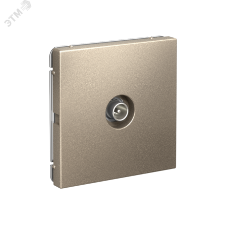 ARTGALLERY TV ТВ розетка проходная 4DB, механизм, шампань Systeme Electric GAL000592
