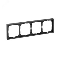 ARTGALLERY рамка 4-постовая, универсальная, карбон Systeme Electric GAL001004 SE (Потенциал)