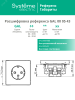 GAL000543 ARTGALLERY розетка с заземлением, 16А, механизм, шампань Systeme Electric 