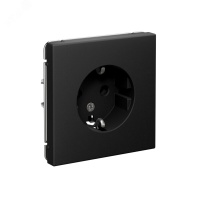 ARTGALLERY розетка с заземлением, 16А, механизм, карбон Systeme Electric GAL001043 SE (Потенциал)