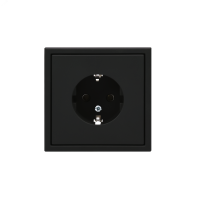ARTGALLERY розетка с заземлением, 16А, механизм, карбон Systeme Electric GAL001043 SE (Потенциал)