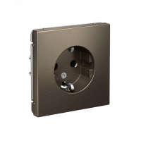 ARTGALLERY розетка с заземлением, 16А, механизм, мокко Systeme Electric GAL000643 SE (Потенциал)