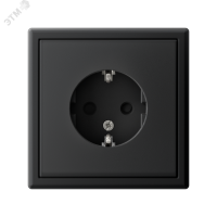 ARTGALLERY розетка с заземлением со шторками, 16А, механизм, карбон Systeme Electric GAL001045