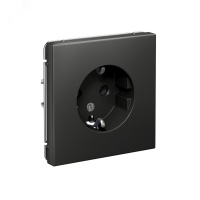 ARTGALLERY розетка с заземлением, 16А, механизм, базальт Systeme Electric GAL001443 SE (Потенциал)
