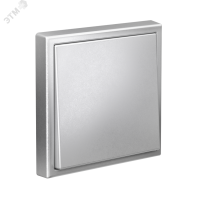 ARTGALLERY 1-клавишный выключатель, сх.1, 10АХ, алюминий Systeme Electric GAL000311 SE (Потенциал)