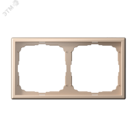 ARTGALLERY рамка 2-постовая, универсальная, песочный Systeme Electric GAL001202