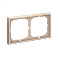 ARTGALLERY рамка 2-постовая, универсальная, песочный Systeme Electric GAL001202