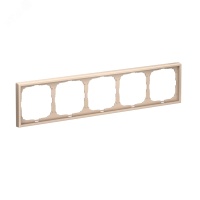 ARTGALLERY рамка 5-постовая, универсальная, песочный Systeme Electric GAL001205 SE (Потенциал)