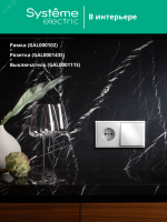 ARTGALLERY рамка 2-постовая, универсальная, белый Systeme Electric GAL000102