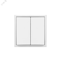 ARTGALLERY 2-клавишный выключатель, сх.5, 10АХ, механизм, лотос Systeme Electric GAL001351 SE (Потенциал)