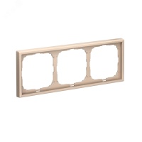 ARTGALLERY рамка 3-постовая, универсальная, песочный Systeme Electric GAL001203