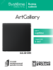 ARTGALLERY вывод кабеля, механизм, карбон Systeme Electric GAL001099