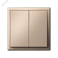 ARTGALLERY 2-клавишный выключатель, сх.5, 10АХ, механизм, песочный Systeme Electric GAL001251 SE (Потенциал)